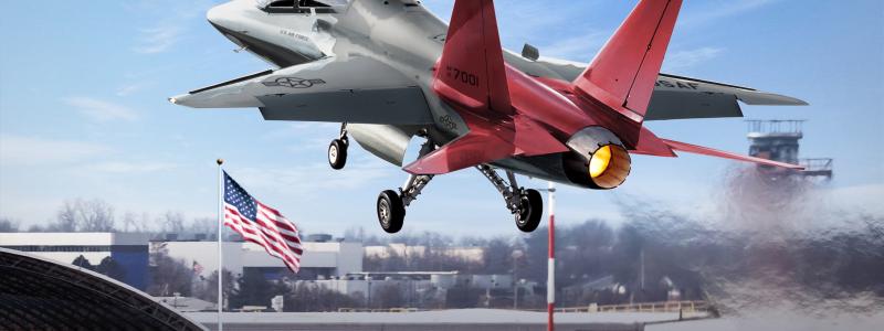 Saab fick den första beställningen på bakkroppar till skolflygplanen från Boeing 2018. Foto: Saab