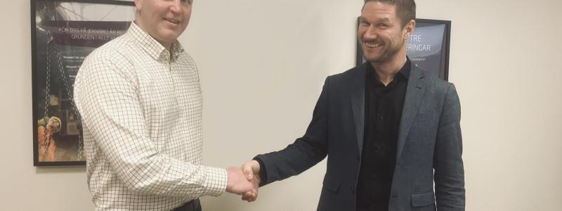 Anders Gustafsson (Jernbro) och Jon Andersson (SSAB Surveillance).