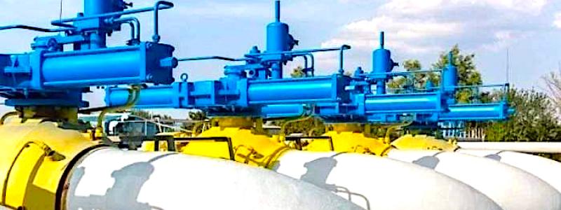 Gastransitering genom det ukrainska gastransportsystemet (GTS) fortsätter endast via gasmätstationen Sudzha (GMS). Den stora gasledningen Nord Stream 1 kommer inte att vara i drift inom överskådlig framtid, och den polska delen av Yamal-Europa-ledningen är otillgänglig för ryska Gazprom. Foto: Screenshot (News.az)