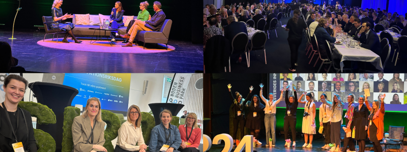 Konferensen Sveriges Innovationsriksdag i Boden pågick i tre dagar. Bildkollage: Skellefteå Science City