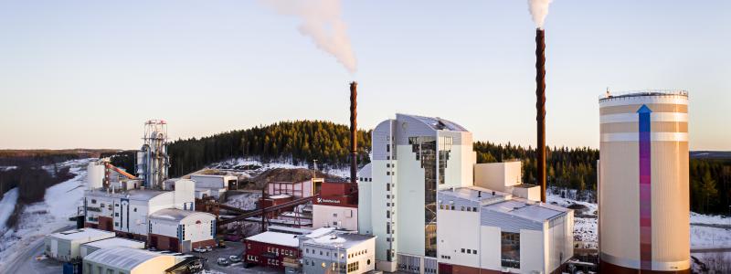 Skellefteå Krafts kraftvärmeverk i Hedensbyn, Skellefteå. Foto: Cliff Warg/Skellefteå Kraft