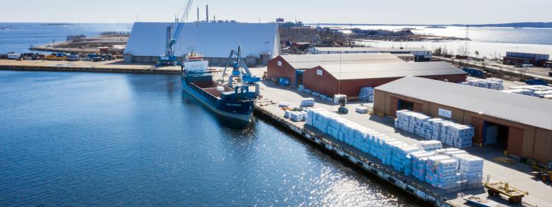 93 % av exportbolagen tror på stabil export. Foto: Skellefteå kommun