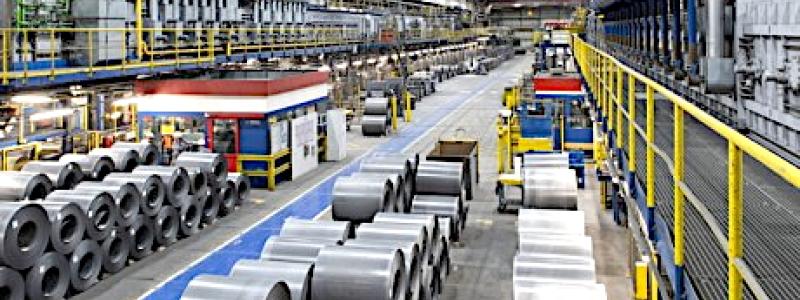 Stålverk i tyska Gelsenkirschen. Foto: Thyssenkrupp