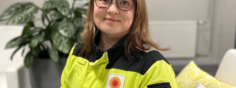 Stora Ensos projektledare i Heinola Eija Liikola. Foto: Stora Enso