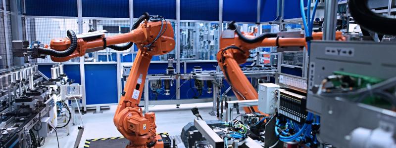 Robotar gör visserligen mycket hos Thyssen Group men cirka 27 000 anställda riskerar nu att drabbas under aktuella krisen. Foto: Thyssen Group.