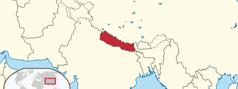 Nepal. Karta: TUBS/Wikimedia Commons