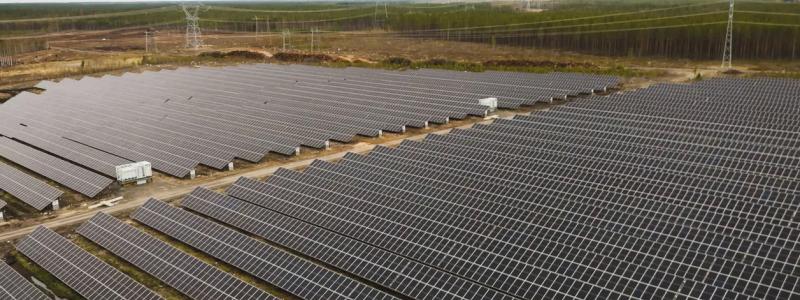 Objekt. Det största datacentret byggs i Utajärvis Mustikkakangas, intill Skarta Energys solpark. FOTO: Matti Harju / Utajärvi kommun