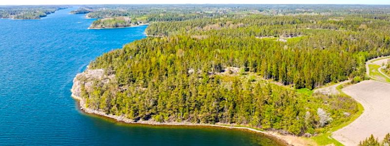 Föreslagen plats för en SMR-anläggning i Valdemarsvik. Foto: Latona Group)