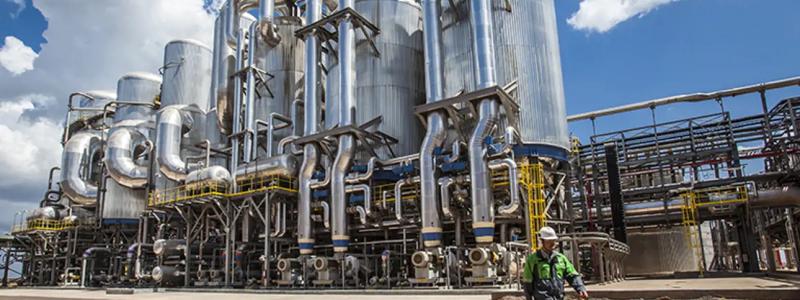 Detta är Valmets indunstnings- och kondensathanteringsanläggningar, som levereras till massa- och pappersbruk över hela världen. Foto: Valmet