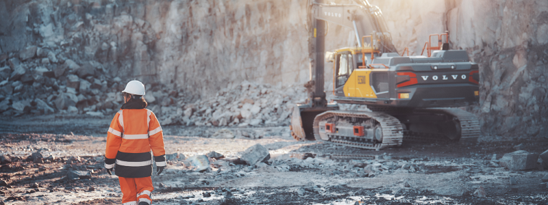 Den framtida produktionen av bandgrävmaskiner för Europamarknaden kommer att ska i Sverige valts, men Volvo CE kommer att lämna närmare besked kring produktionsanläggning, omfattning och tidpunkt senare i år. Foto: Volvo CE