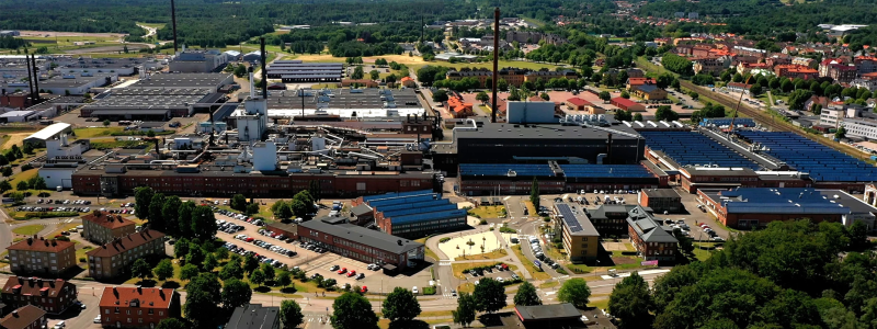Volvos motorfabrik i Skövde. Foto: Volvo