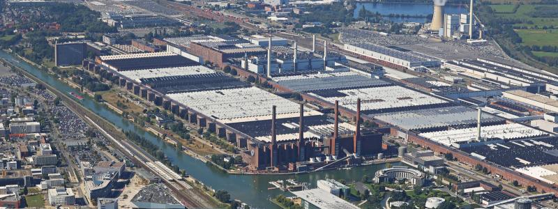 VW:s fabrik i tyska Wolfsburg. Foto: VW AG