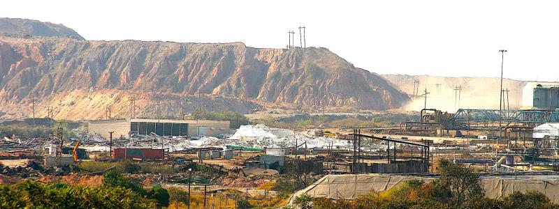 Nchanga koppargruva nära Chingola, Zambia. Foto: Wikipedia Common Lic. Kredit: BlueSalo