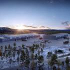 Visionsbild av utbyggnaden. Ill: Bae Systems Hägglunds