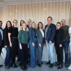 Från vänster: Ganesh Chandramouli, Alstom, Sara Olofsson, MDU, Anja Ankelius, MDU, Jessica Bruch, MDU, Johanna Svedin, Alstom, Fredric Bonnevier, Alstom, Helena Jerregård, MDU, Maria Signa. Foto: Alstom