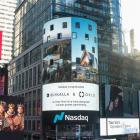 Blykalla och Oklo firar på Times Square i New York. Bild: Blykalla.