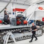 För projektet användes en bandgrävmaskin av modellen Develon DX300LC-7. Foto: Danfoss
