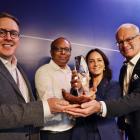 Hanza mottog priset vid 3M:s huvudkontor i Minneapolis, USA. Foto: Hanza