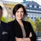 Johnny Sjöström, vd för SSAB, och ny ordförande för Jernkontoret, och Frida Morell, Vice President HR Strategy på Outokumpu, som är vald till ny ledamot. Foto: SSAB och Outokumpu