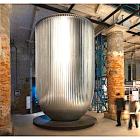En särskild del av installationen är utformad för att visualisera data och information om kärnkraftens roll i framtidens energisystem. Foto: Newcleo