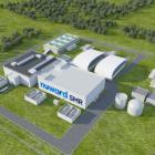 Illustration av ett Nuward SMR- kärnkraftverk. Bild: Nuward