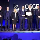 Avtalet undertecknades vid Łukasiewicz-institutet för elektroteknik i Warszawas stadsdel Wawer, där utbildningscentret planeras att byggas. Foto: Lukasiewicz Research Network