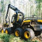 Skogsmaskin tillverkad av Ponsse i arbete. Foto: Ponsse