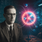 Arthur Ruhlig, en relativt okänd fysiker, rapporterade redan 1938 observationer som tydde på deuterium-tritiumfusion (DT-fusion), nästan tio år innan dess betydelse stod klar inom kärnfysiken.  Bild: Illustration: AI-genererad bild. Ej ett fotografi. Upphovsrätt © Conventus