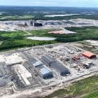 Stegras stålverk i Boden under uppförande. Foto: Stegra