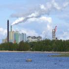 Stora Enso's tidigare massafabrik på finländska ön Veitsiluoto år 2009. Foto: Wikipedia Commons. Kredit: Estormiz