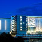 TSMC:s globala forsknings- och utvecklingscenter nattetid. Foto: 曾成訓 (Tseng Cheng-Hsun) / Flickr.
