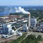 Höga virkespriser tvingar UPM hålla Kaukas massafabrik stängd längre. Foto: UPM