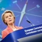 Europeiska kommissionens ordförande Ursula von der Leyen håller en presskonferens om Competitive Compass tidigare i veckan. Foto: Dati Bendo/Europeiska kommissionen