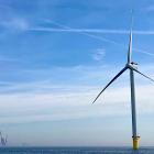 En vindkraftsturbin installerad för Vattenfalls havsbaserade vindkraftpark Hollandse Kust Zuid Foto: Vattenfall/Ties van der Horst