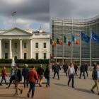 Trump har gjort tydligt att han ser EU:s digitala regelverk som ett hot mot amerikansk ekonomi. Bryssel å sin sida betraktar regleringen som en central del av sin digitala suveränitet. Konflikten riskerar därför att fördjupa de redan spända handelsrelationerna mellan parterna. Bild: AI-genererad bild. Ej ett fotografi.
Upphovsrätt © Conventus– AI-genererat innehåll.