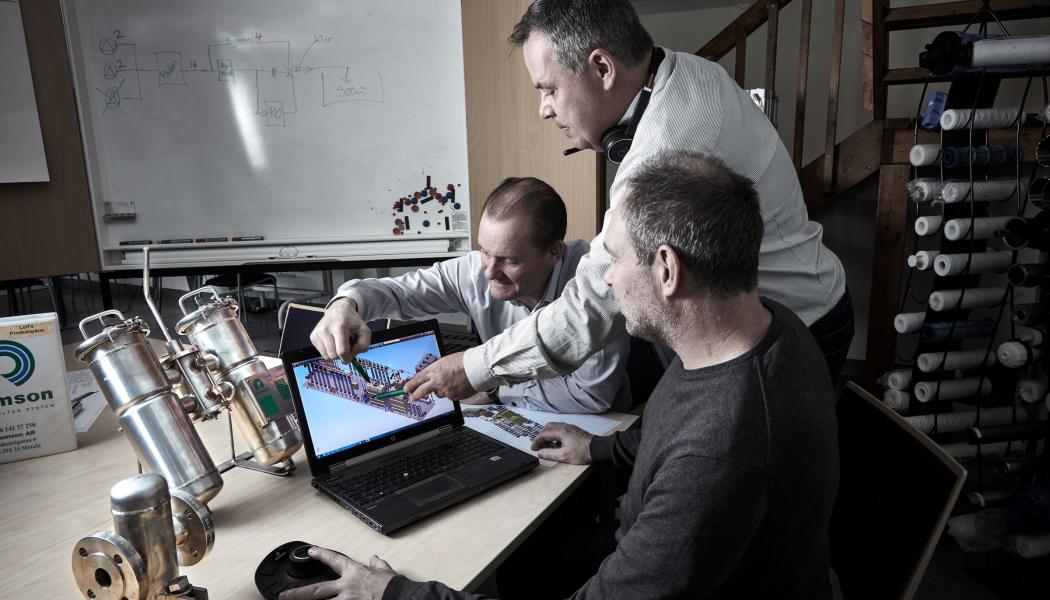 Förberedande arbete med beräkningar och ritningsunderlag.