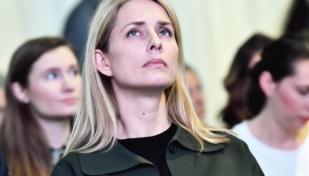Jonas Ekströmer/TT: H&M, med vd Helena Helmersson, redovisar kvartalsrapport. Arkivbild.