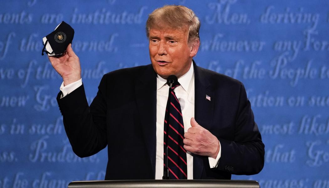 Julio Cortez AP/TT: President Donald Trump har testats positivt för covid-19. Arkivbild