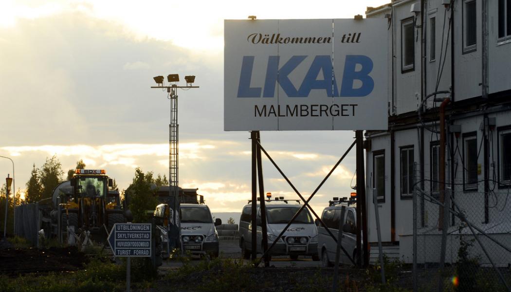 Foto Thord Nilson: Malmbergsgruvan utanför Gällivare utryms. Arkivbild.