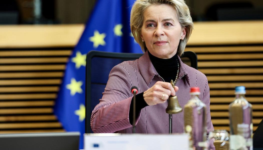 Kenzo Tribouillard/AP/TT: EU-kommissionens ordförande Ursula von der Leyen föreslår nya sanktioner mot Ryssland. Arkivfoto.