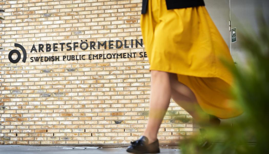 Simon Rehnström/SvD/TT: Arbetsförmedlingens siffror för april månad pekar fortsatt åt rätt håll. Arkivbild.