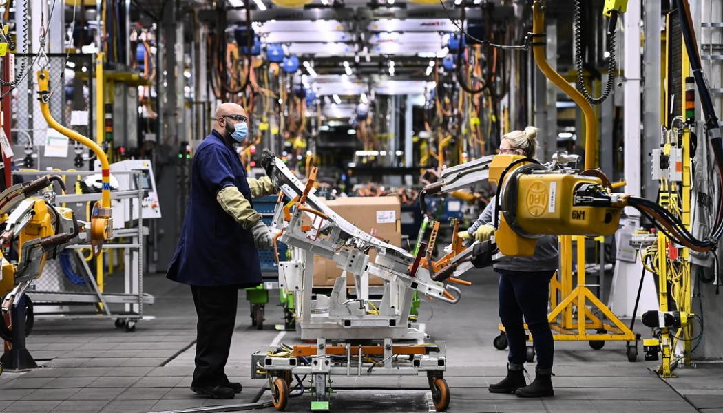 Nathan Denette AP/TT: Oväntat stor ökning av USA:s industriproduktion i april. Arkivbild