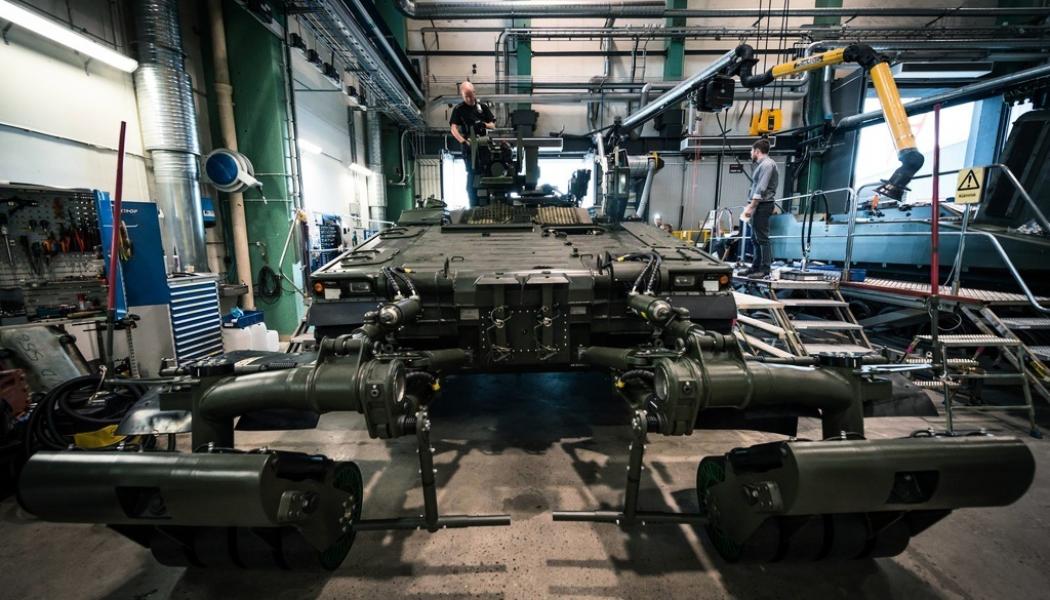 Norska försvaret/NTB/TT: Stridsfordonet CV90 från BAE Systems Hägglunds.