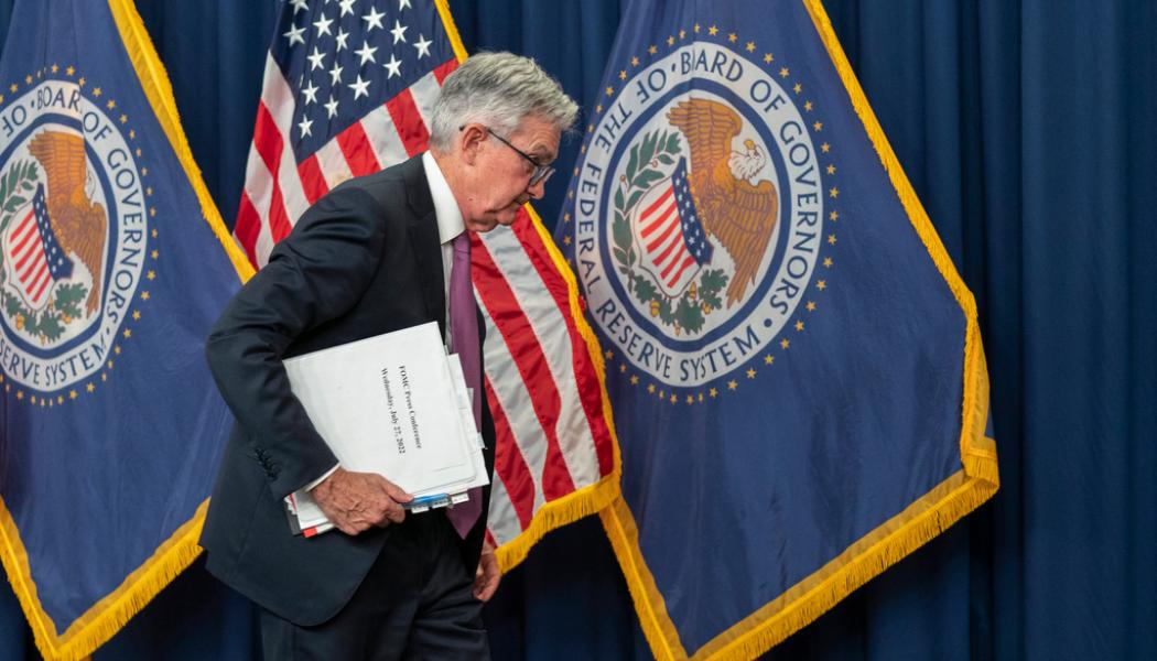 Manuel Balce Ceneta/AP/TT: Något högre kärninflation än väntat i juni i USA – enligt måttet PCE – ökar trycket på räntehöjningar från Federal Reserve, med ordförande Jerome Powell. Arkivbild
