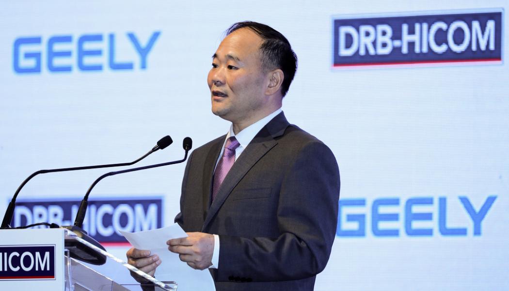 Vincent Thian/AP/TT: Geelys starke man Li Shufu. Arkivbild.