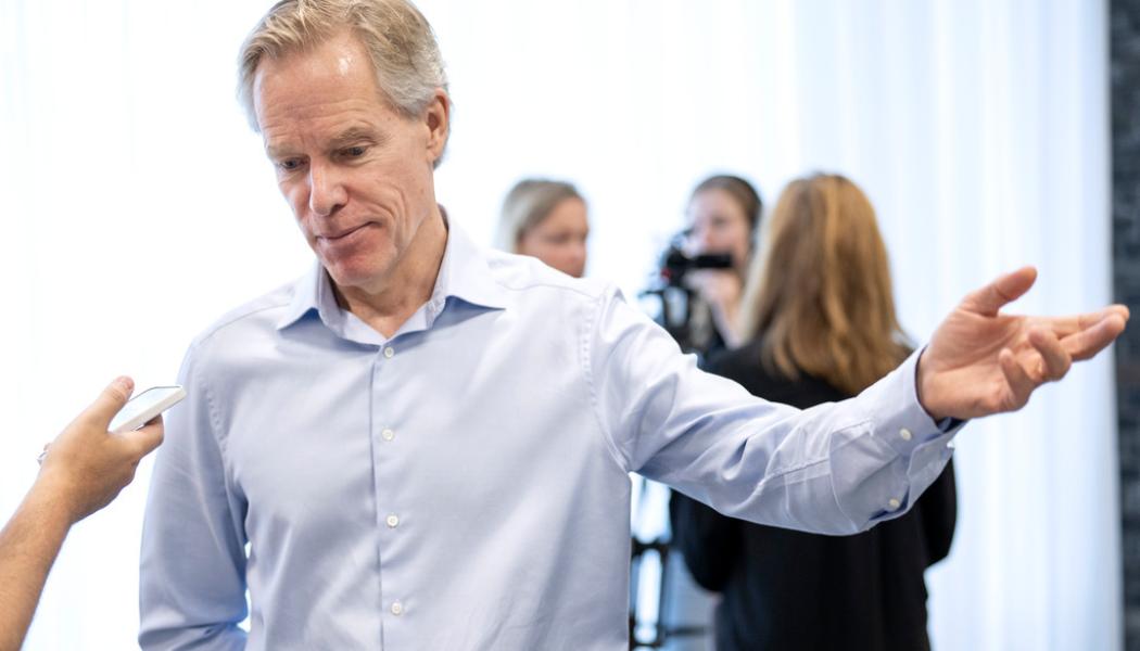 Johan Nilsson/TT: Prissättningssystemet för el måste förändras, säger Eric White, vd för etikettföretaget Air Labels och styrelseordförande för Packbridge, som samlar 140 företag inom förpackningsindustrin.