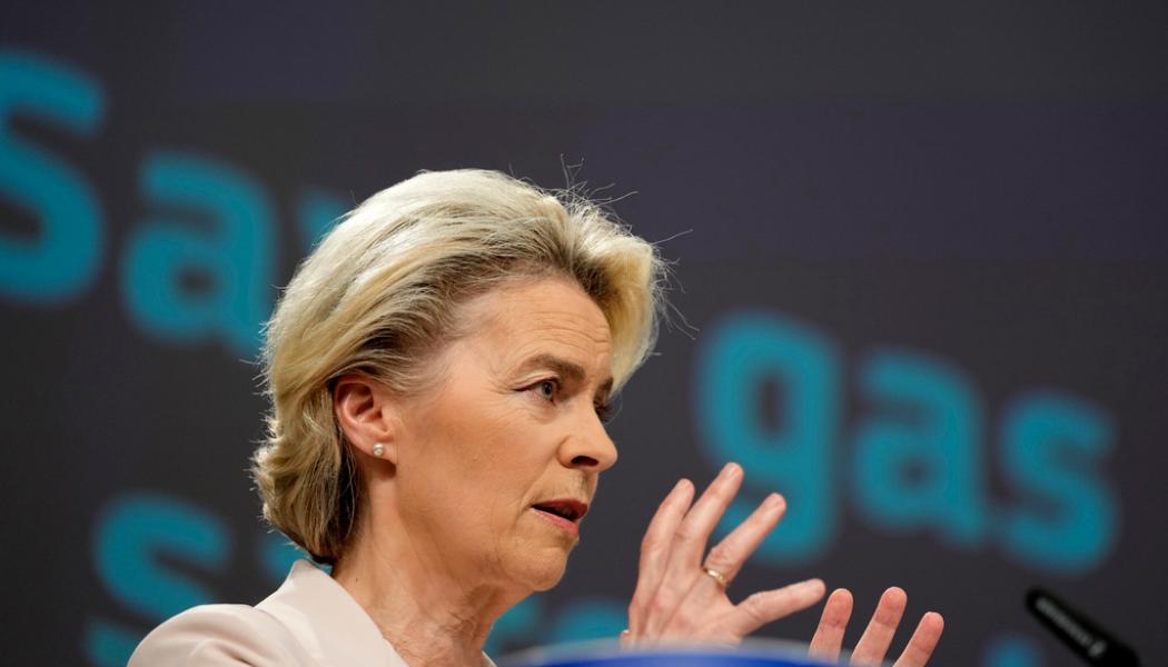 Virginia Mayo: EU-kommissionens ordförande Ursula von der Leyen. Arkivbild.