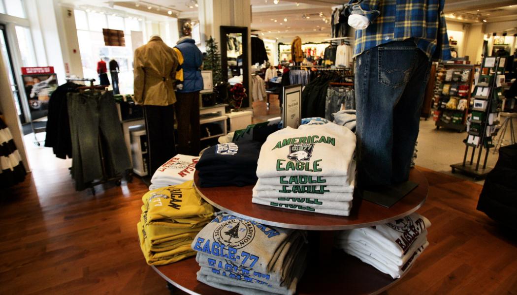 Gene J. Puskar/AP/TT: En American Eagles Outfitters-butik i Homestead i Pennsylvania. Arkivbild.