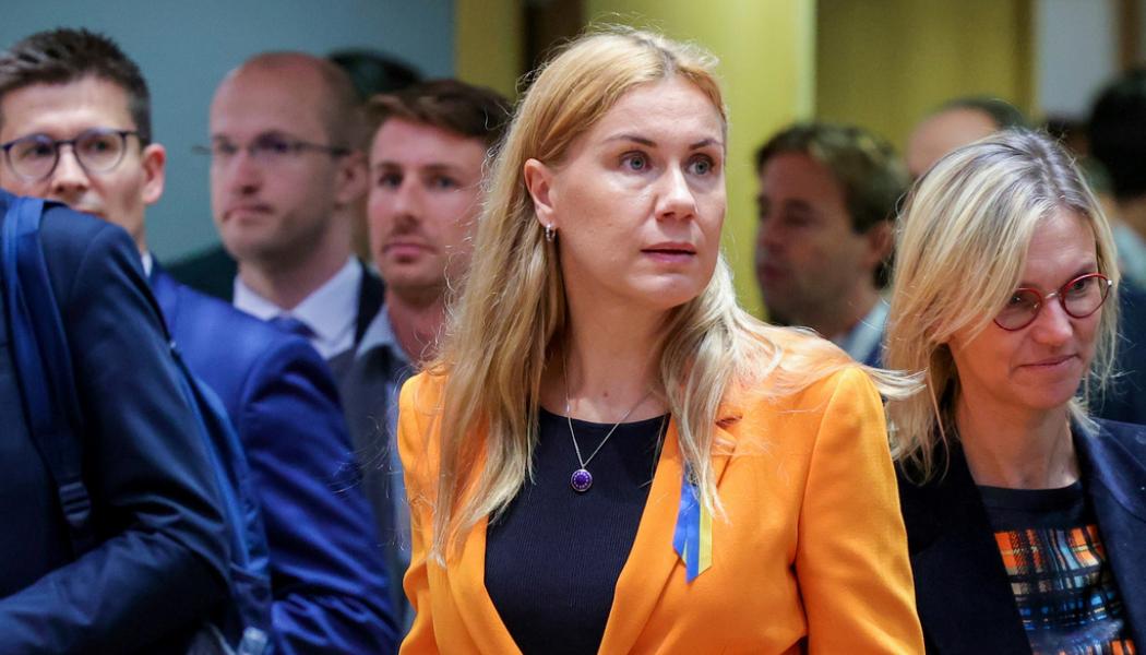 Olivier Matthys/AP/TT: EU:s energikommissionär Kadri Simson får i uppdrag att ta fram snabba förslag på åtgärder mot energikrisen.