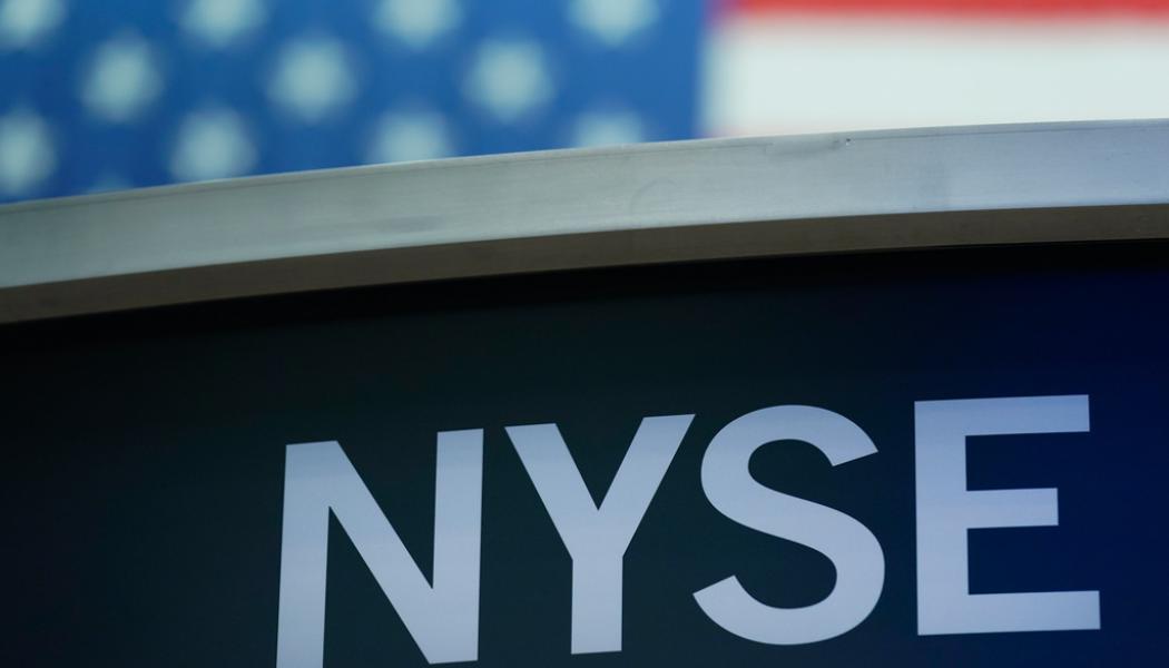 Seth Wenig/AP/TT: Stämningen är fortsatt dyster i börshuset i New York. Arkivbild.